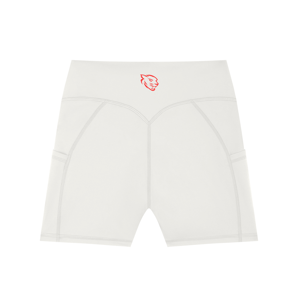 Pantheion Women's Performance High-Waist Pocket Biker Shorts