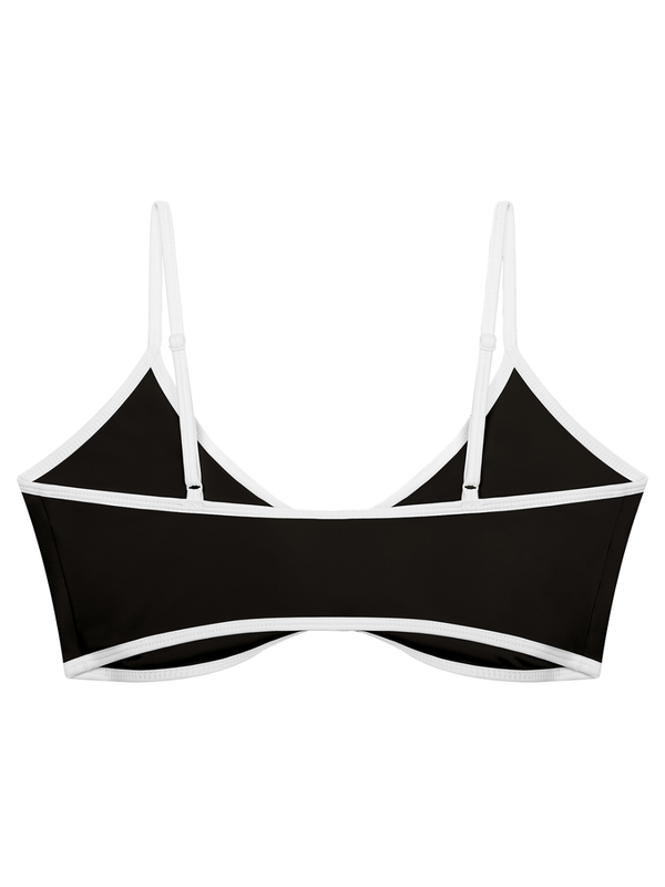 Women's Color Block Ruched V-Neck Sports Bra