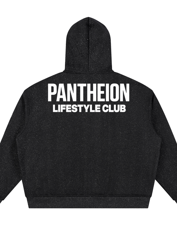 Unisex Sparkles Full Zip Boxy Hoodie