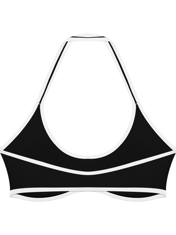 Women's Halter Color Block Yoga Sports Bra