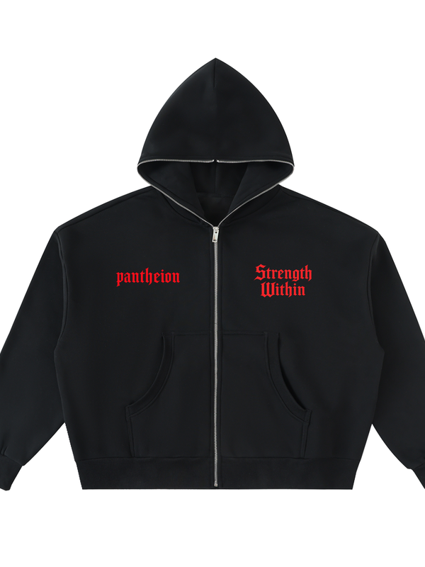 Pantheion STRNGTH WTHIN Boxy Hoodie