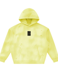 Unisex Sunfade Frayed Fleece Hoodie