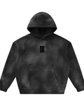 Unisex Sunfade Frayed Fleece Hoodie