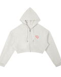 Pantheion Essential Cropped Zip-Up Hoodie