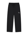 Solid Color Straight-Leg Sweatpants