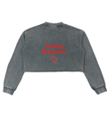 Pantheion SNWED Raw Cropped Sweatshirt