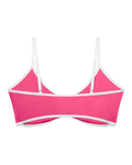 Women's Color Block Ruched V-Neck Sports Bra