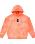Unisex Sunfade Frayed Fleece Hoodie