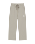 Solid Color Straight-Leg Sweatpants