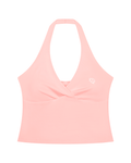 Women’s Ruched Halter Yoga Tank Top
