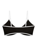 Women's Color Block Ruched V-Neck Sports Bra
