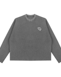 Unisex Boxy  Waffle Raw Edge Tee