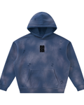 Unisex Sunfade Frayed Fleece Hoodie