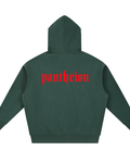 Pantheion Essential Zip-Up Oversized Fleece Boxy Hoodie