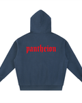 Pantheion Essential Zip-Up Oversized Fleece Boxy Hoodie