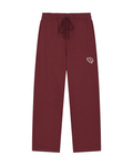 Solid Color Straight-Leg Sweatpants