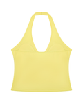 Women’s Ruched Halter Yoga Tank Top