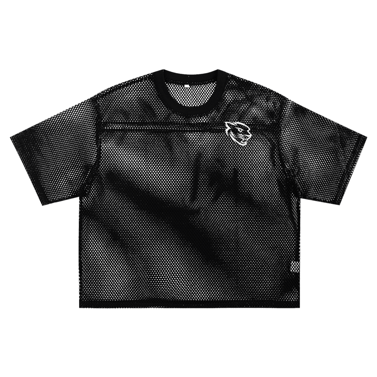 See-through Boxy Net Tee