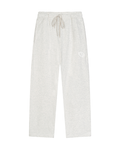 Solid Color Straight-Leg Sweatpants