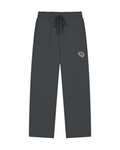 Solid Color Straight-Leg Sweatpants