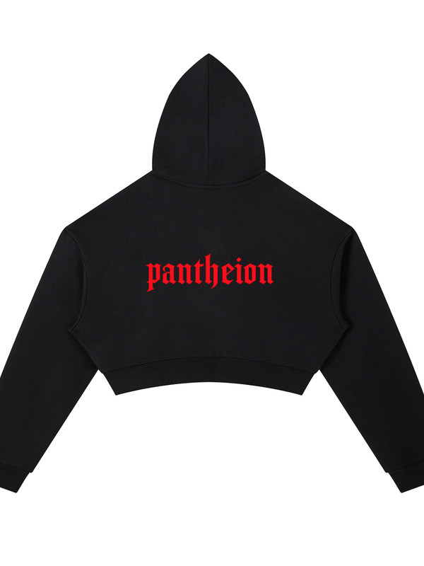 Pantheion Essential Cropped Zip-Up Hoodie