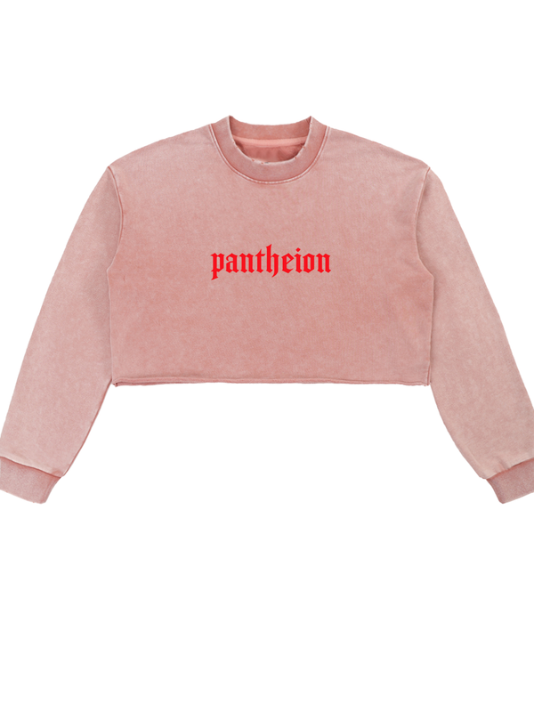 Pantheion SNWED Raw Cropped Sweatshirt