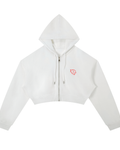 Pantheion Essential Cropped Zip-Up Hoodie