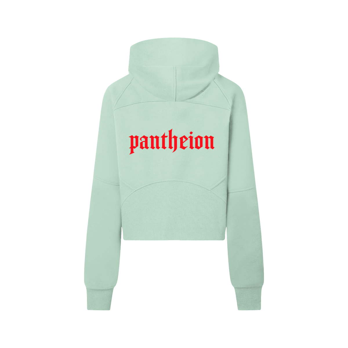 Essential Cropped Half-Zip Hoodie
