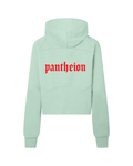 Essential Cropped Half-Zip Hoodie