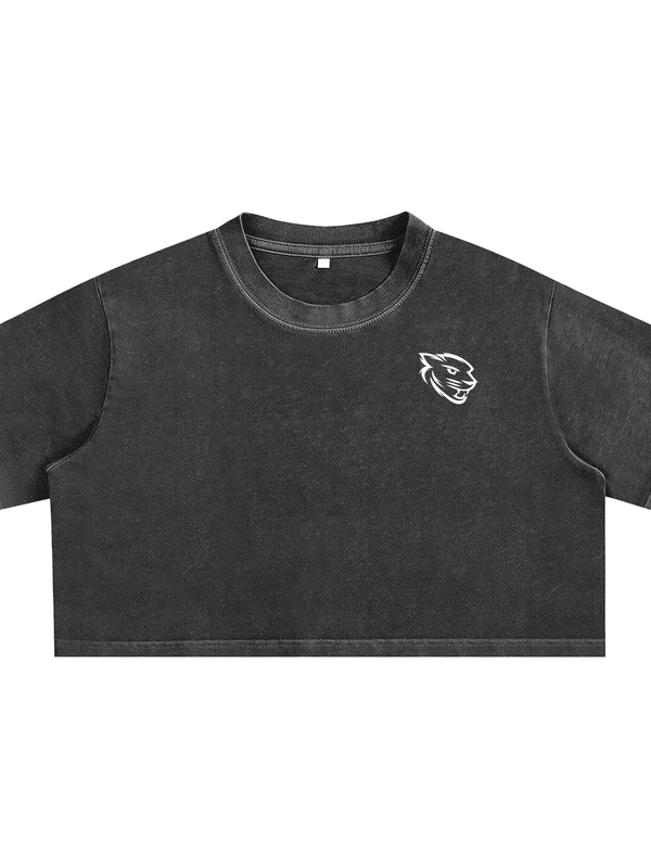 Snow Washed Crop Top