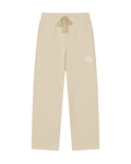 Solid Color Straight-Leg Sweatpants