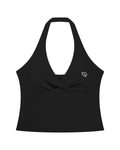 Women’s Ruched Halter Yoga Tank Top