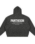 Conditioning Leopard Print Waffle Full Zip Hoodie