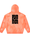 Unisex Sunfade Frayed Fleece Hoodie
