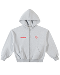 Pantheion BRN 2 ADAPT Stitched Boxy Fleece Zip Hoodie