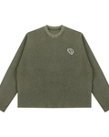 Unisex Boxy  Waffle Raw Edge Tee